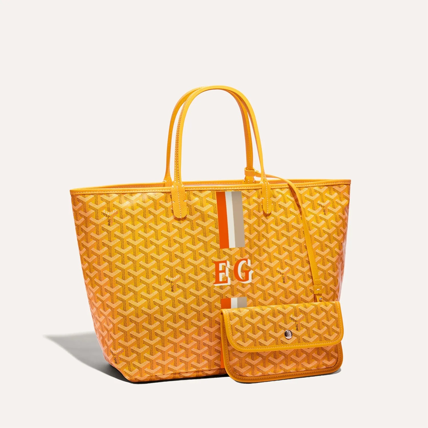 Goyard Saint Louis PM Bag Stripes and Lnitials - Image 1